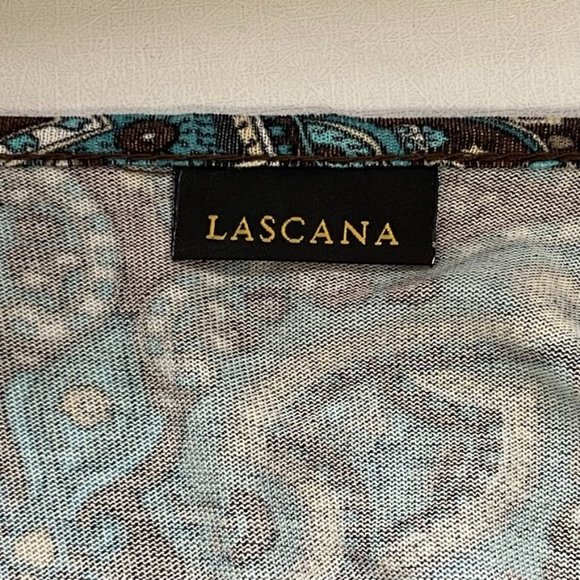 LASCANA Long Beach BOHO Dress Turquoise Size 8 Maxi Tall - Picture 7 of 15